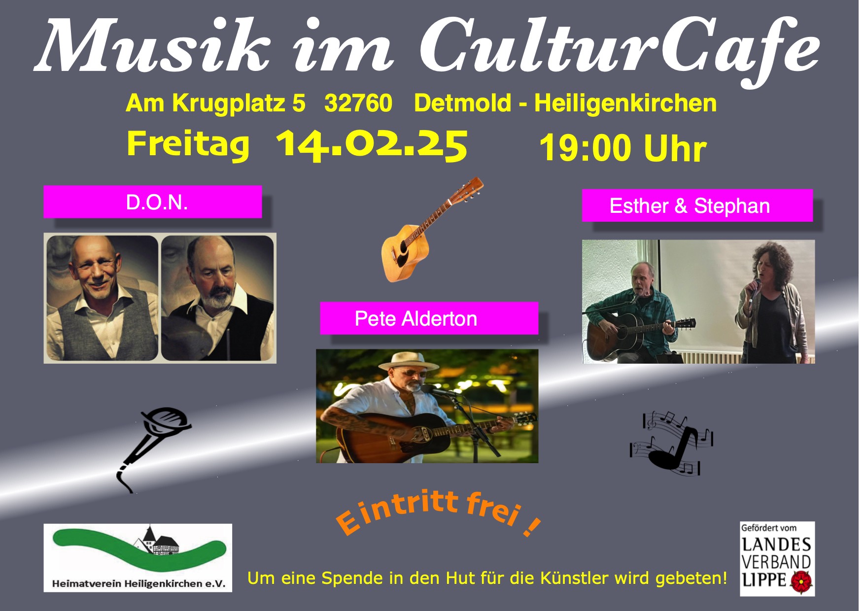 Offene Bühne 14.2.2025 Plakat