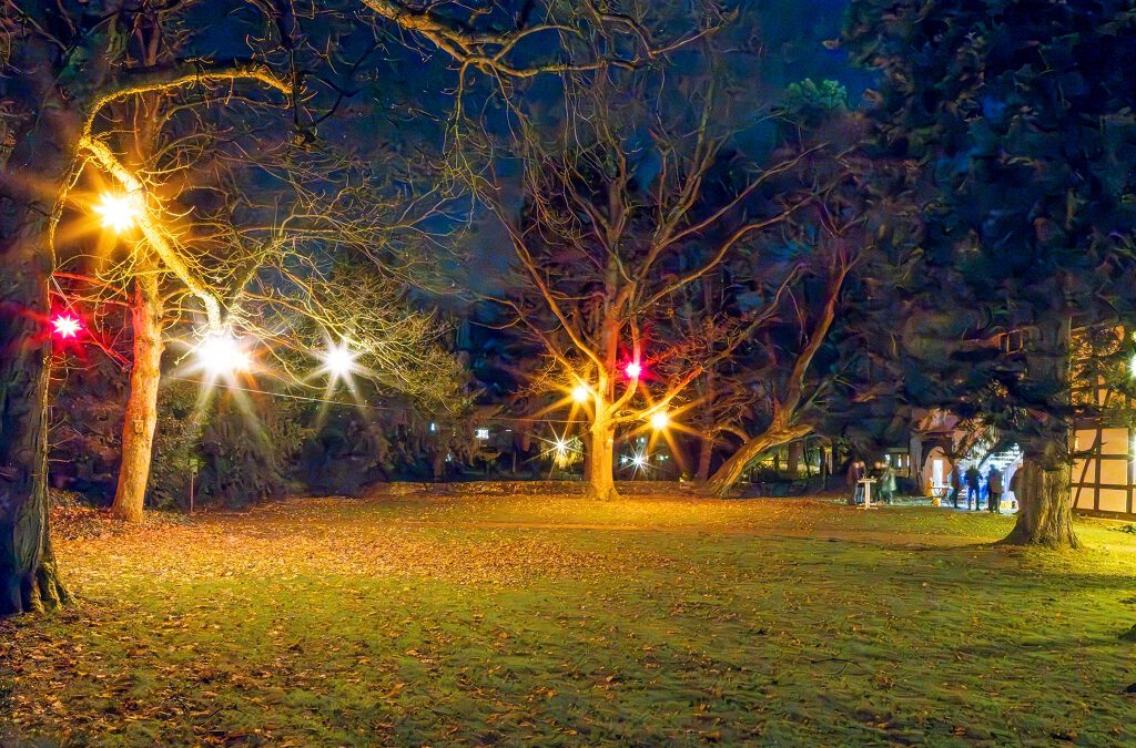 Sterne leuchten wieder im Park