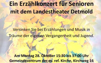 „Lieder von früher“ mit dem Landestheater Detmold