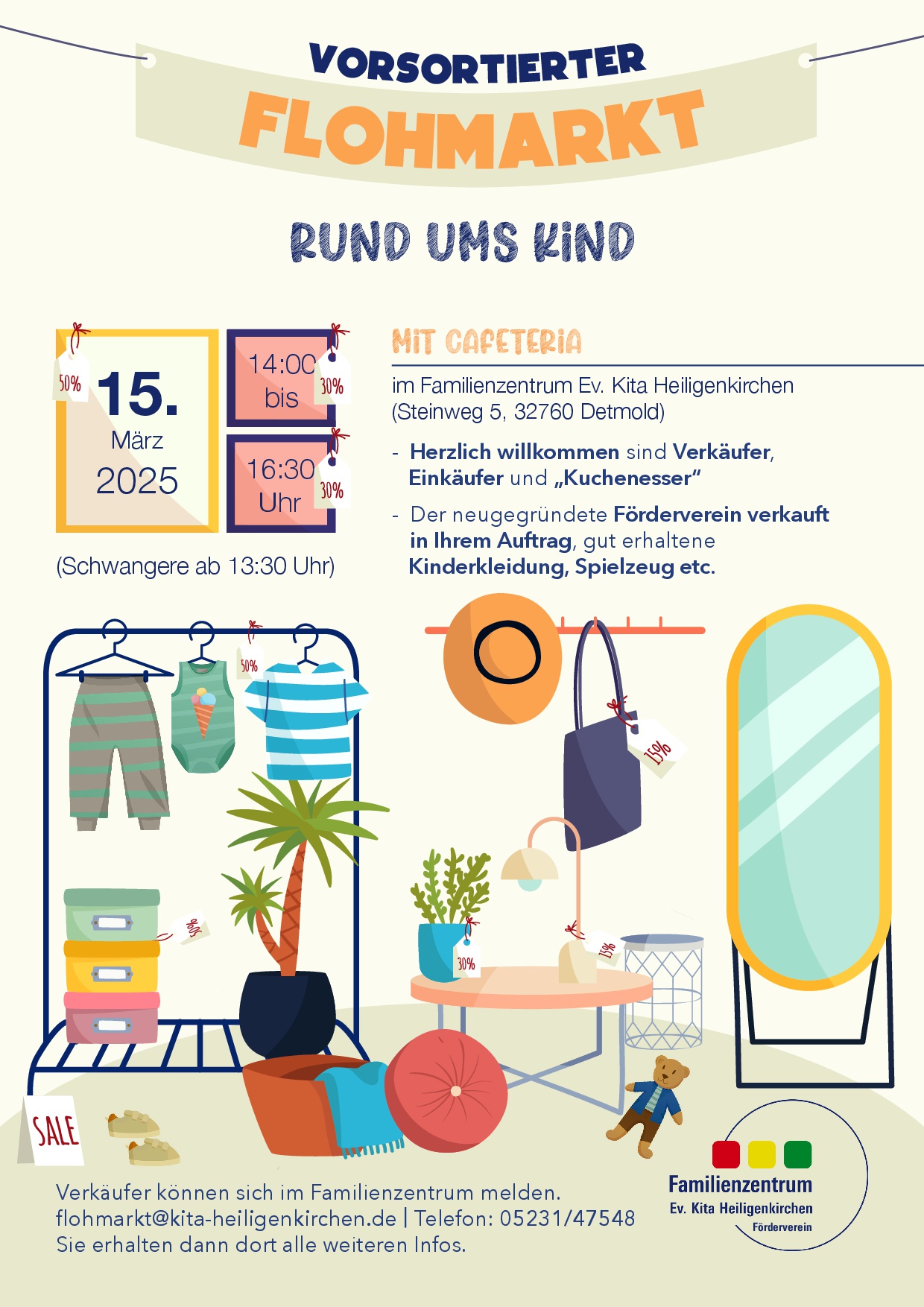 Plakat Flohmarkt