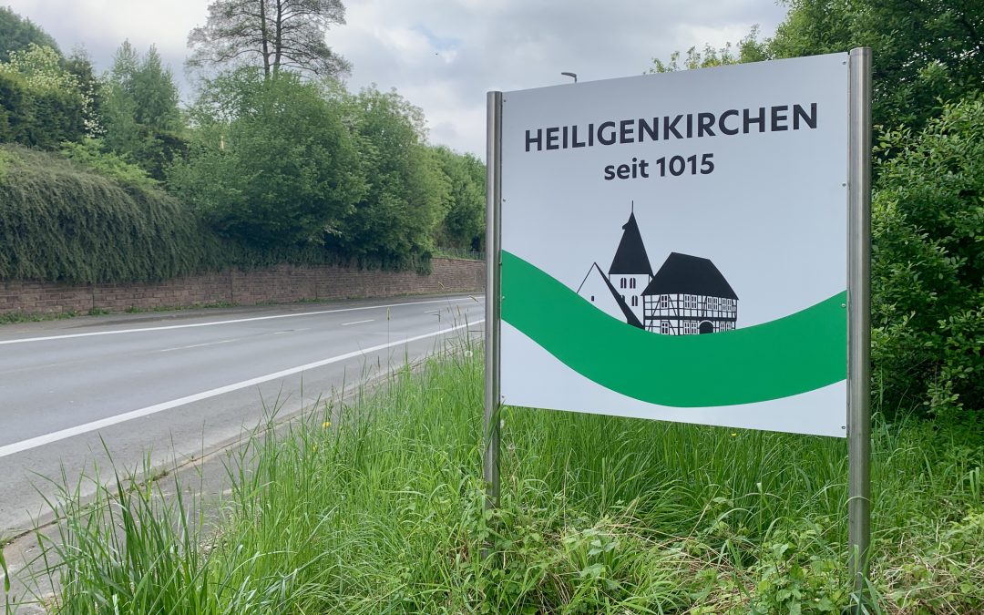 Neue Ortseingangsschilder