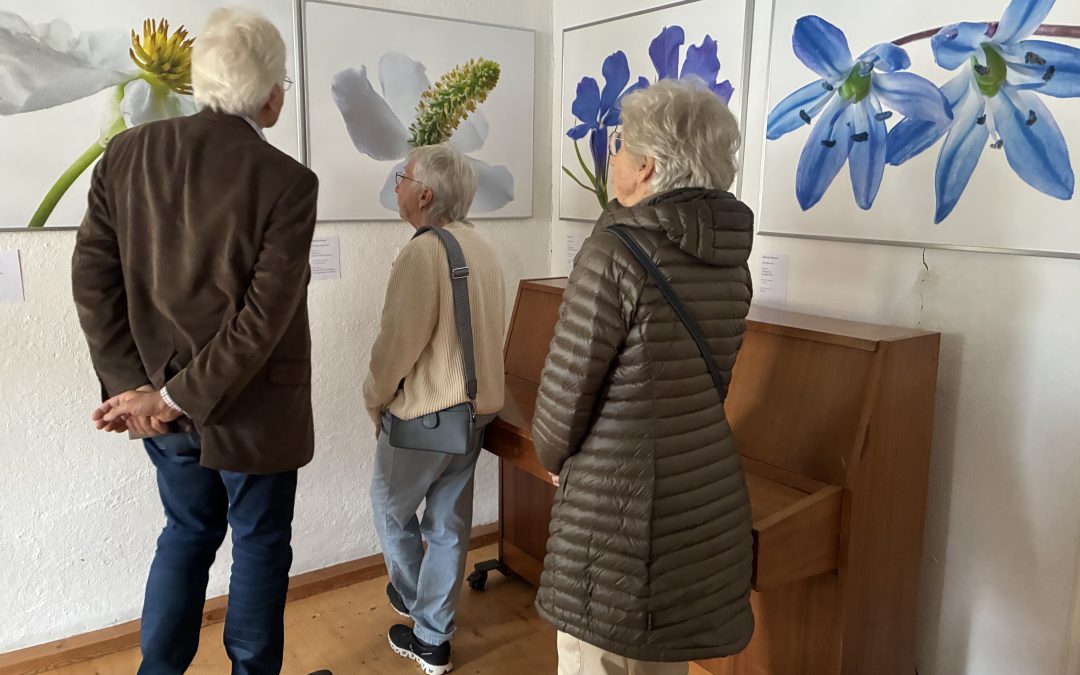 Gut besuchte Vernissage der „Blütenschönheiten“