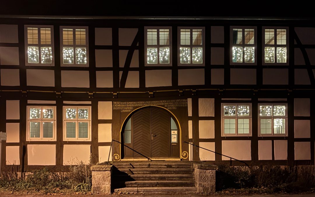 Adventsbeleuchtung des Cultur-Cafés