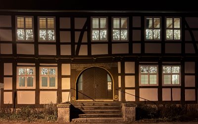 Adventsbeleuchtung des Cultur-Cafés