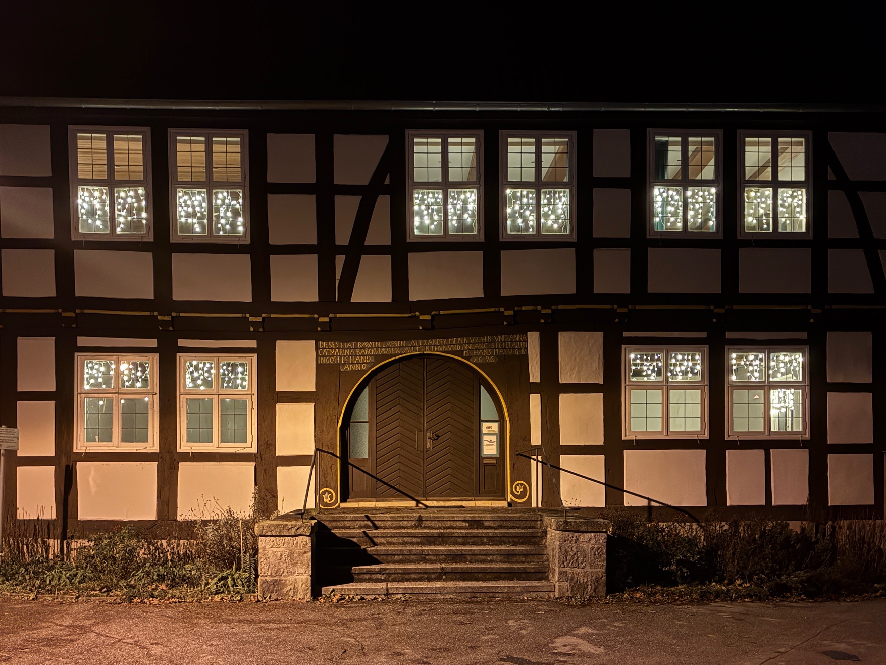 Adventsbeleuchtung des CulturCafés