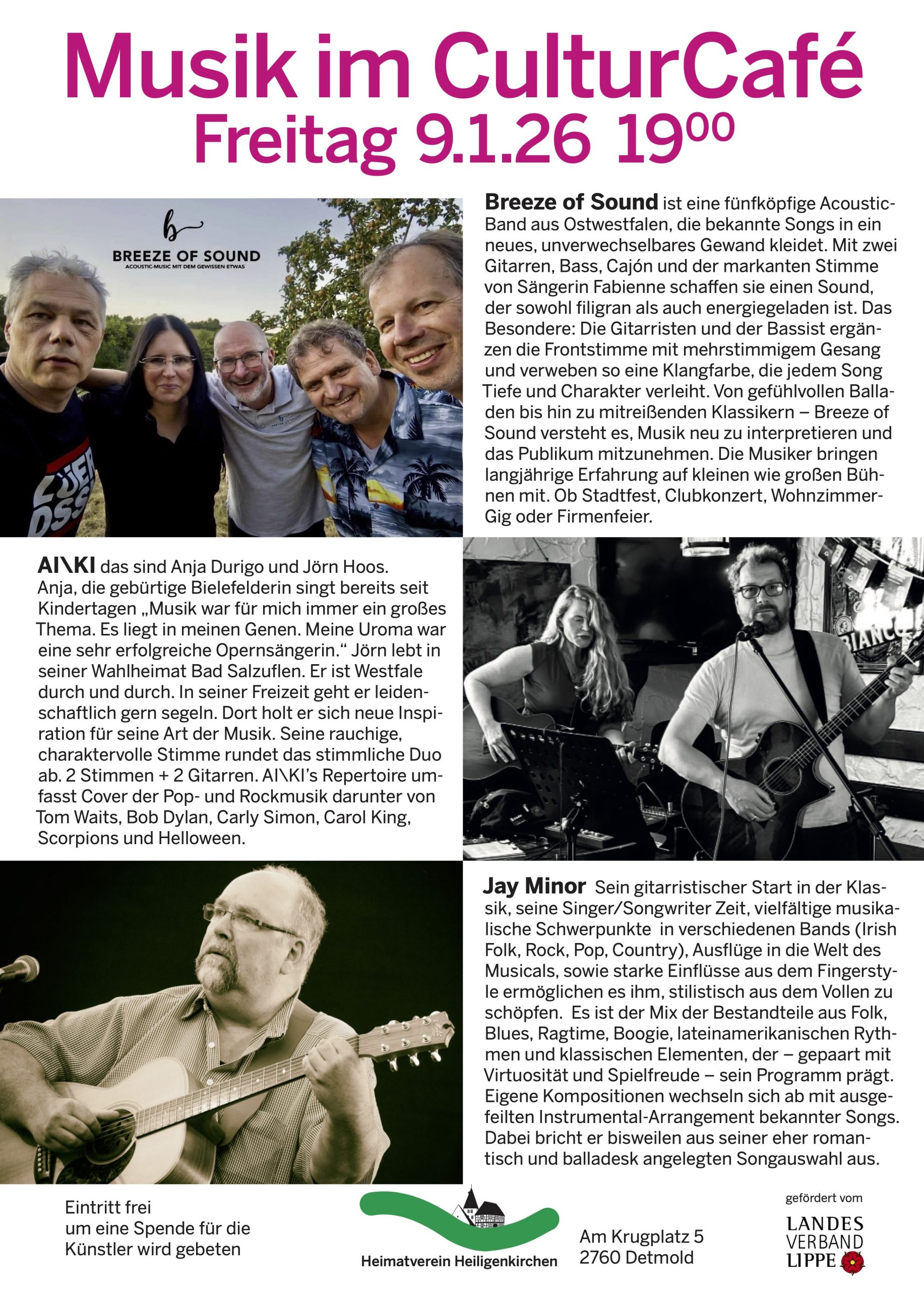 Musik im CC 9. Januar 2026