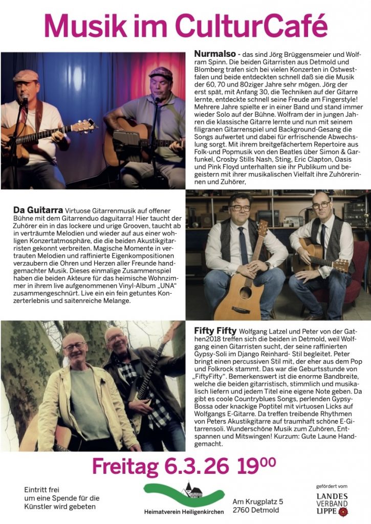 Plakat Musik im CC 6.3.2026