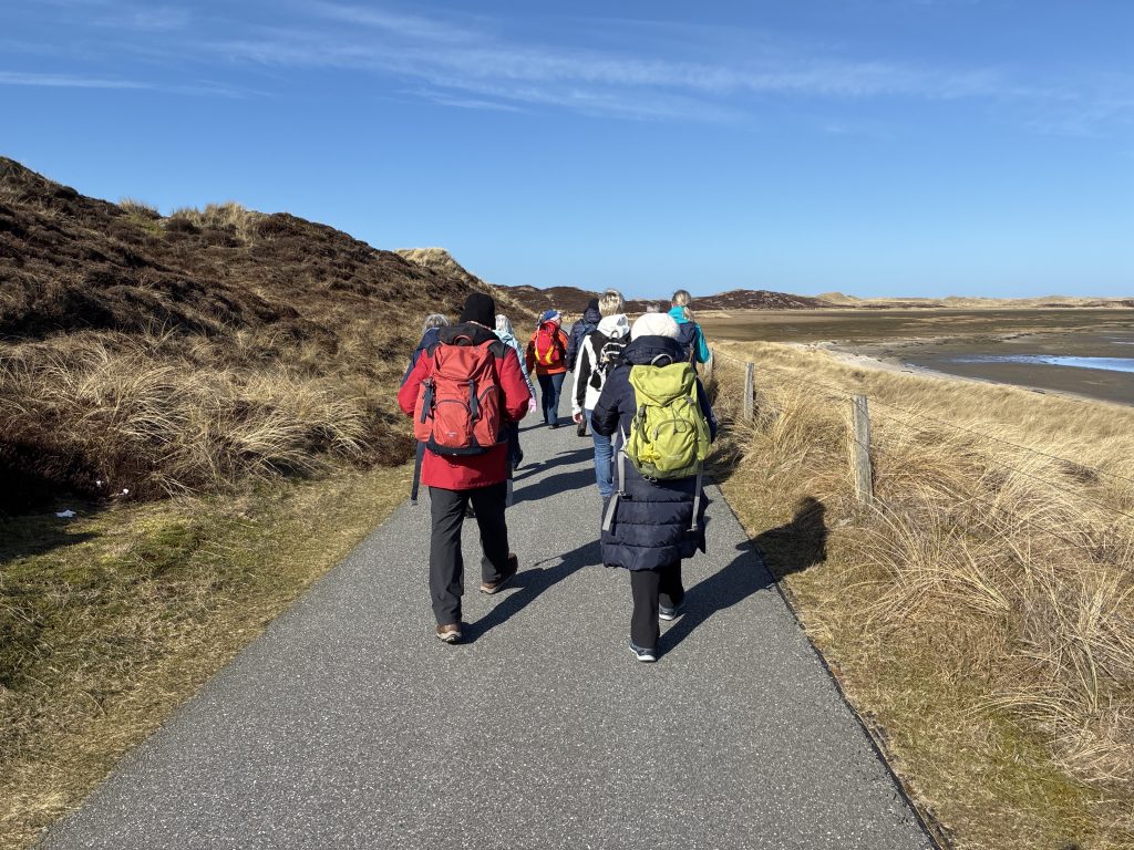 Wandergruppe auf Sylt