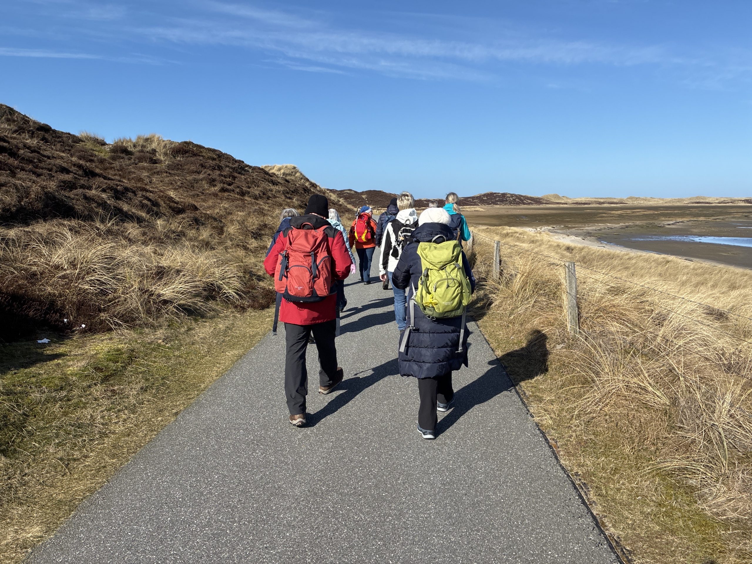 Wandergruppe auf Sylt