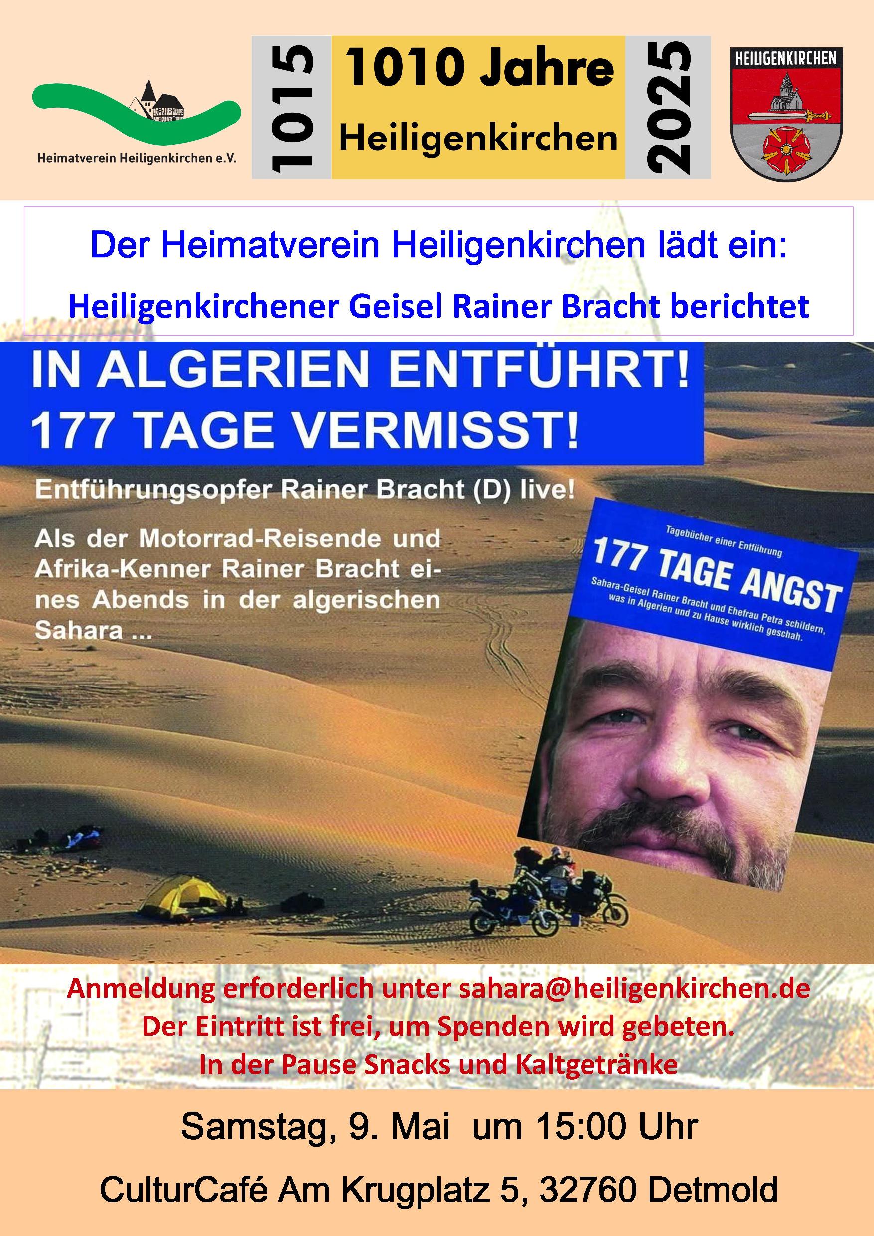 Plakat "In der Sahara entführt"