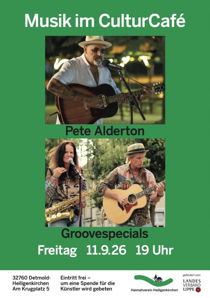 Musik im CulturCafé am 11.9.2026