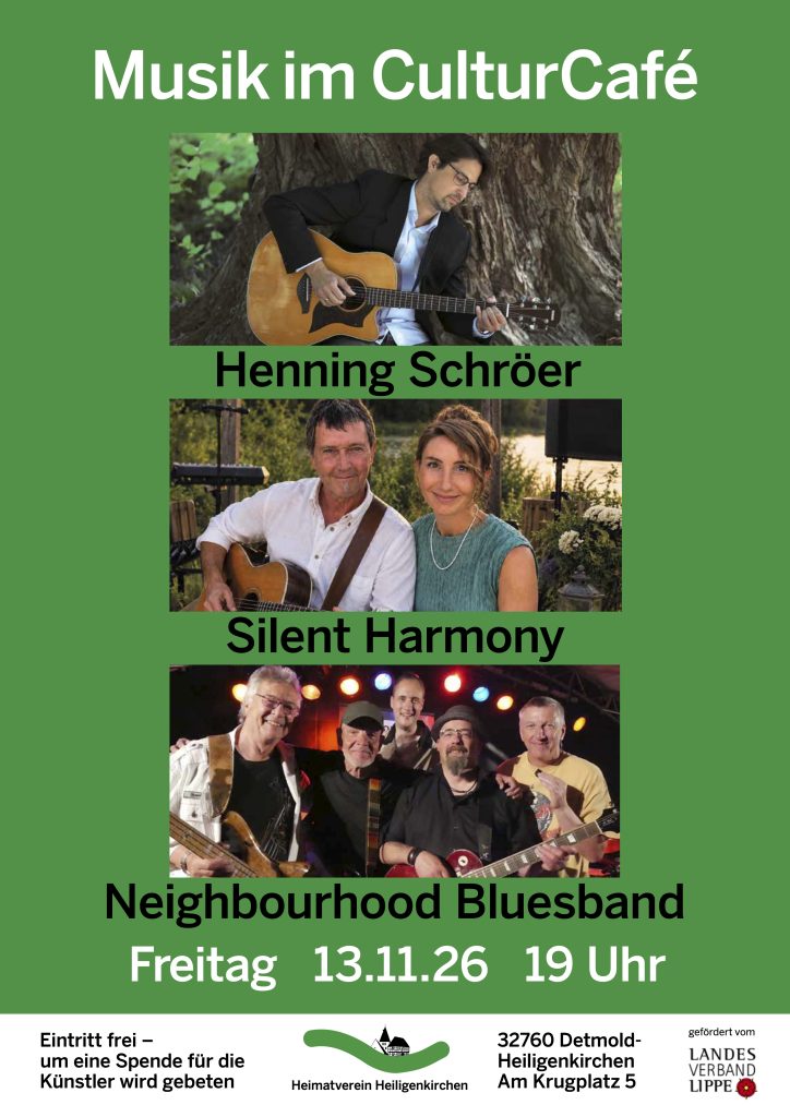 Musik im CulturCafé 13.11.2026